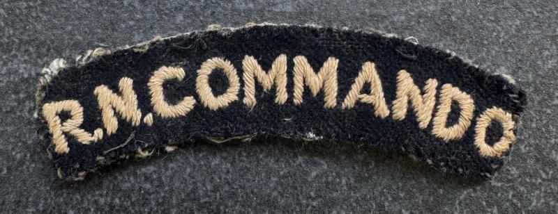 WW2 Royal Naval Commando Shoulder Title