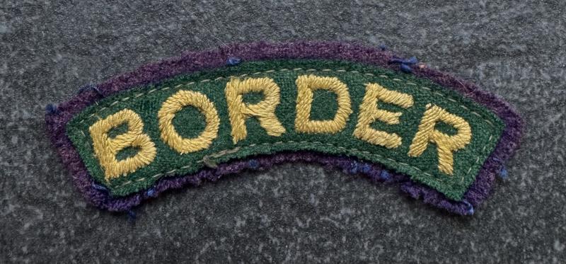 WW2 1st Battalion Border Regiment Shoulder Title