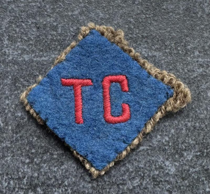 WW2 Traffic Control Companies Military Police Cloth Badge