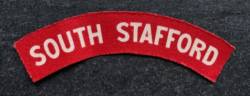 WW2 South Stafford Shoulder Title