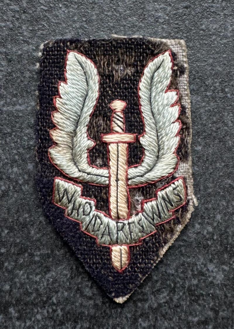 WW2 Special Air Service Cloth Beret Badge