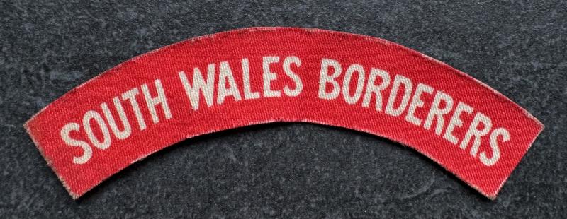 WW2 South Wales Borderers Shoulder Title