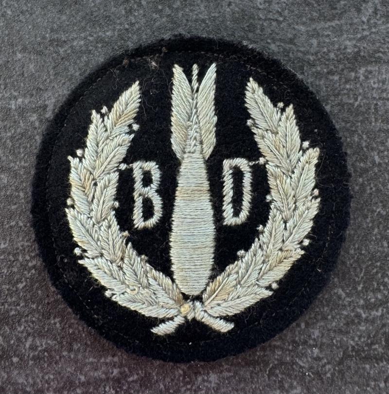 WW2 RAF Bomb Disposal Techicians Badge