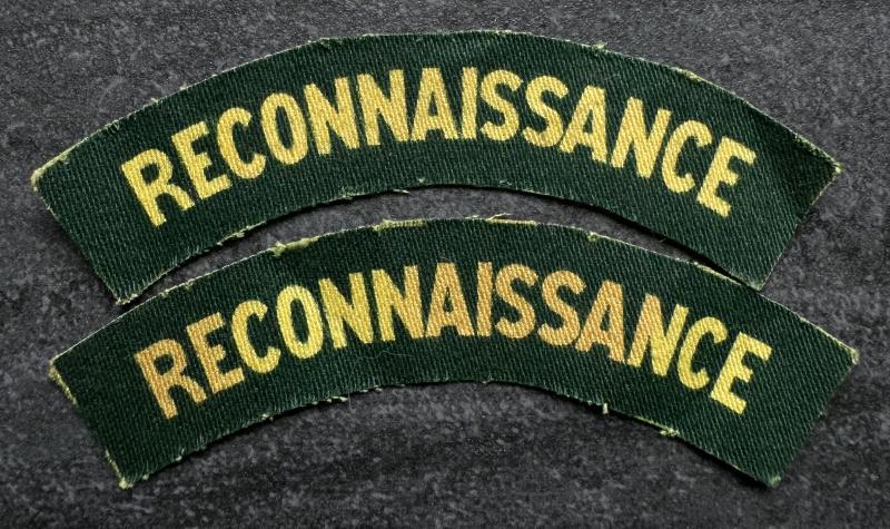 WW2 Reconnaissance Shoulder Titles