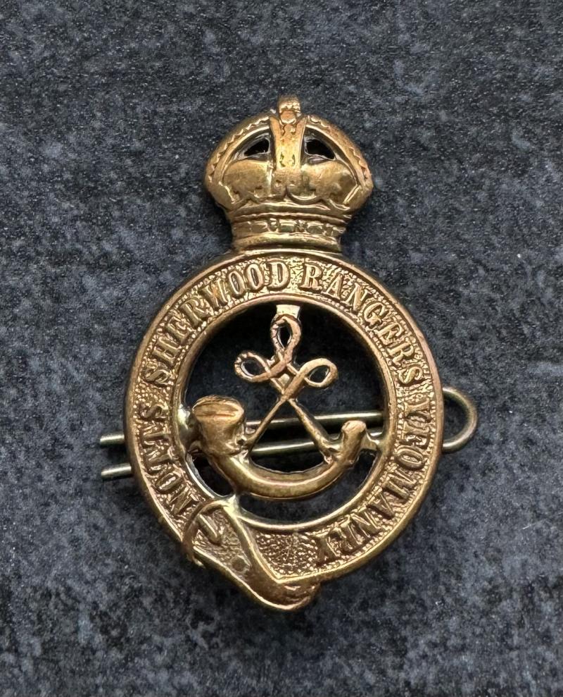 WW2 Sherwood Rangers Yeomanry Cap Badge