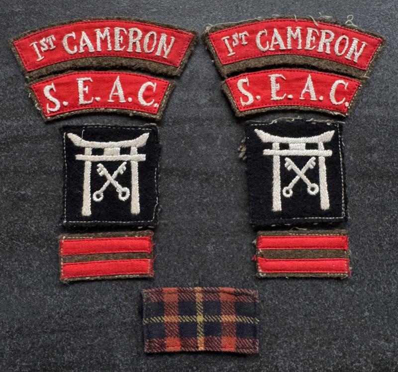 1st Battalion Cameron Highlanders Insignia Group