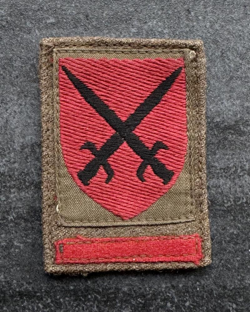 WW2 115th Independent Infantry Brigade Formation Sign