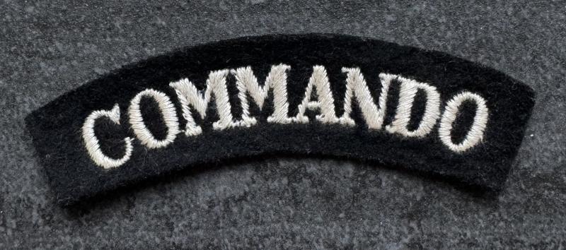 WW2 Commando Shoulder Title