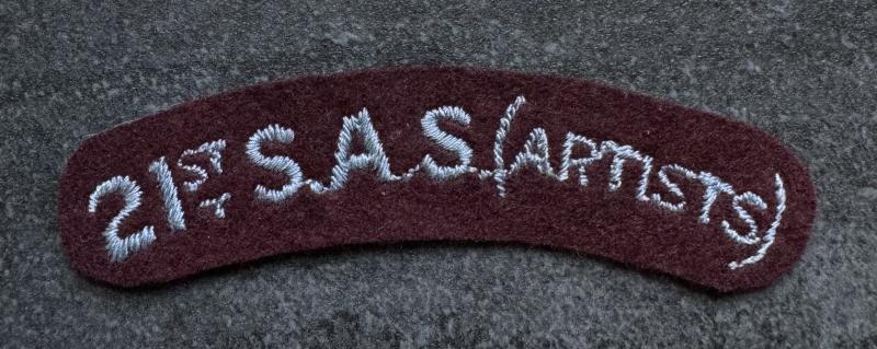 21st SAS (Artists) Cloth Shoulder Title