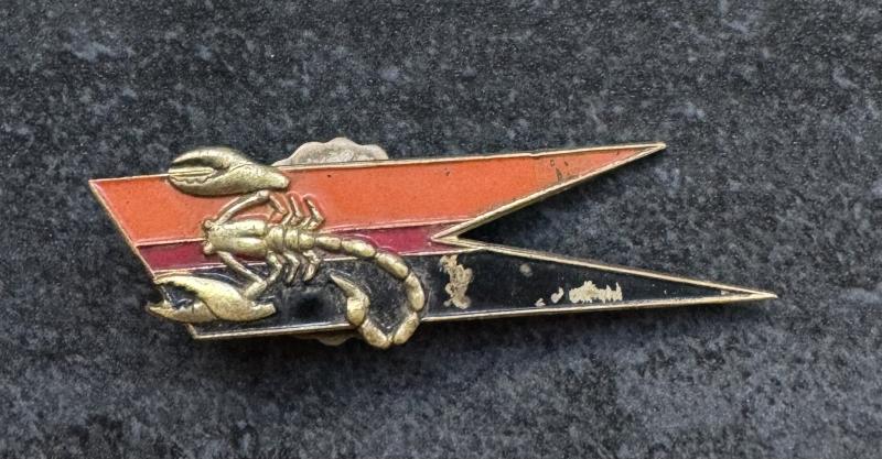 WW2 Polish 4th Armoured Regiment Collar Badge