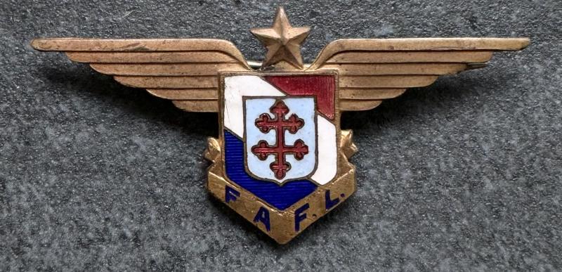 WW2 Free French Air Force FAFL Wing