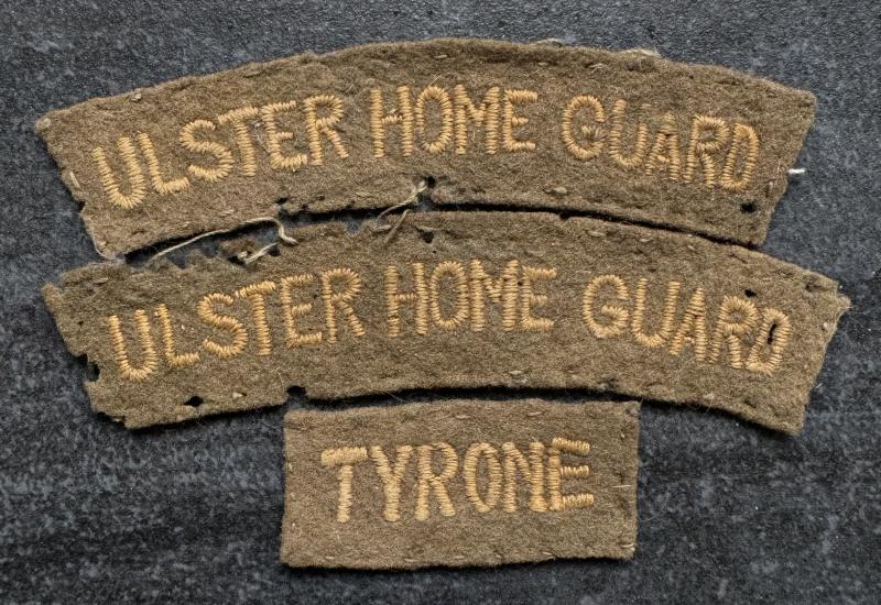 WW2 Ulster Home Guard / Tyrone Shoulder Titles