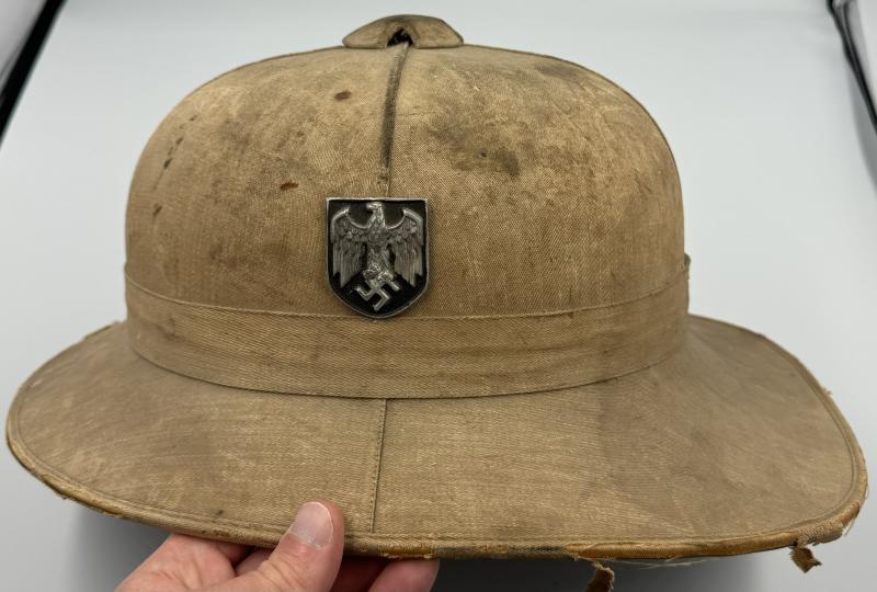 WW2 Afrika Korps Heer Pith Helmet