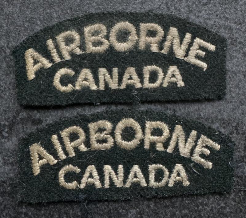 WW2 Airborne Canada Shoulder Titles