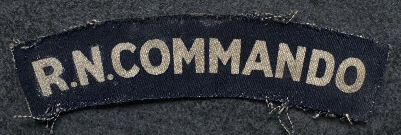 WW2 Royal Navy Commando Shoulder Title