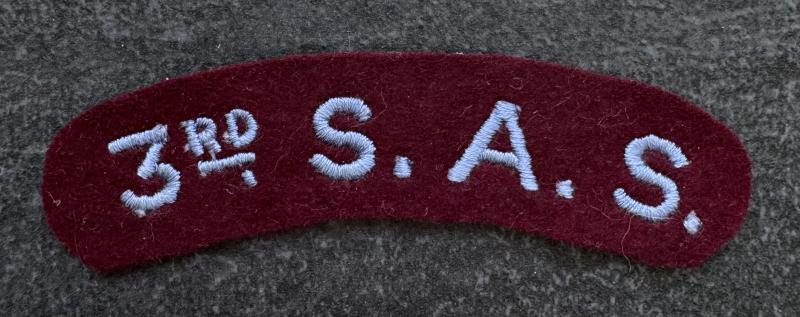 WW2 3rd SAS Shoulder Title