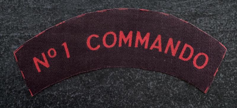 WW2 No 1 Commando Shoulder Title