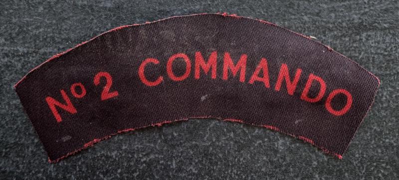 WW2 No 2 Commando Shoulder Title