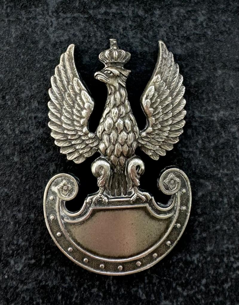 WW2 Polish Army In Exile Cap Badge