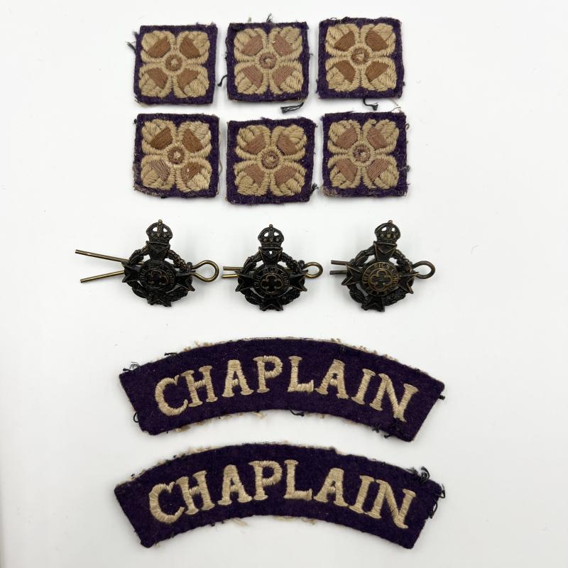 WW2 Royal Army Chaplains Department Badges