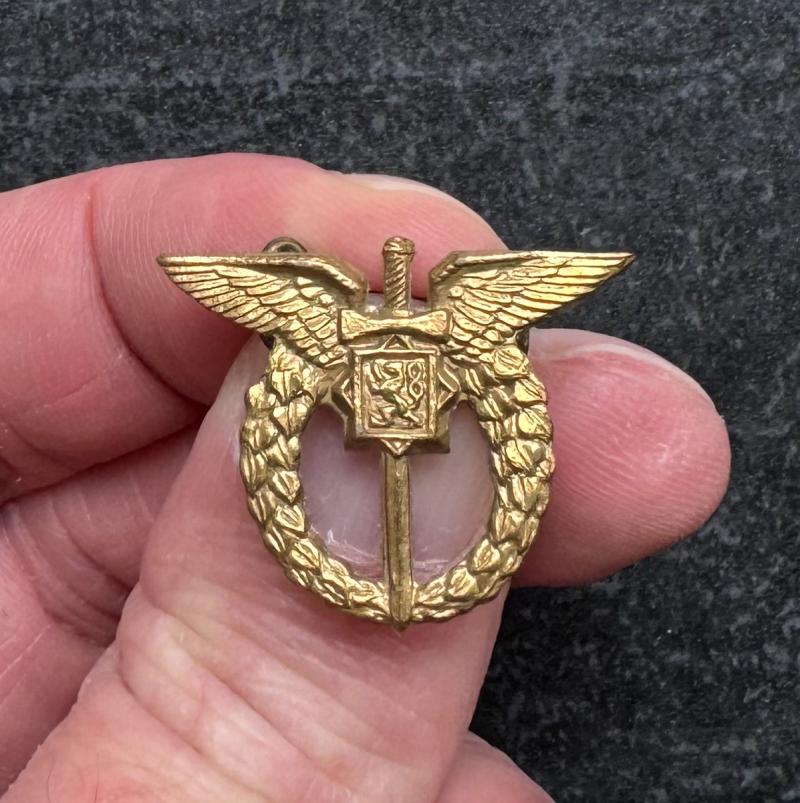 WW2 Czechoslovakia Pilots Miniature Badge