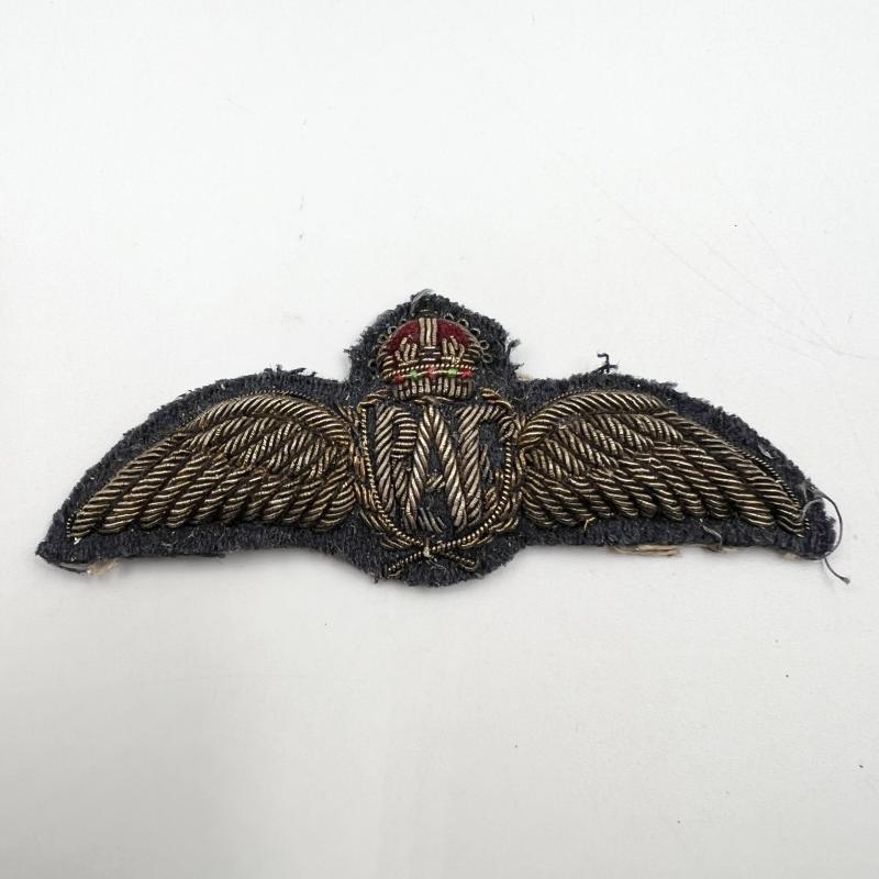 WW2 RAF Pilots Bullion Wing