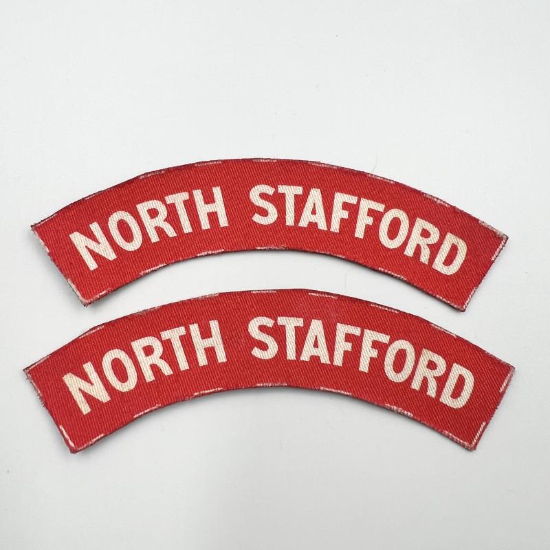 WW2 North Stafford Shoulder Titles