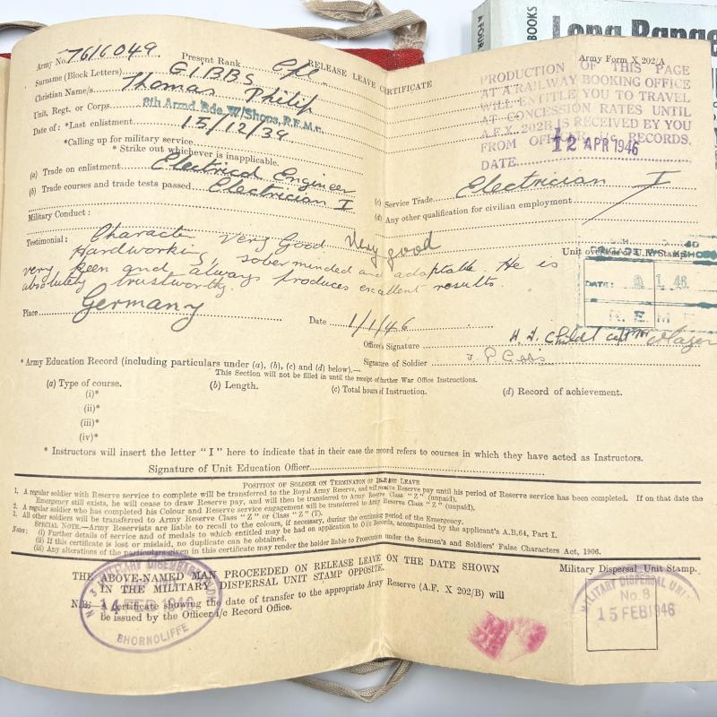 WW2 Long Range Desert Group Medal & Badge Group