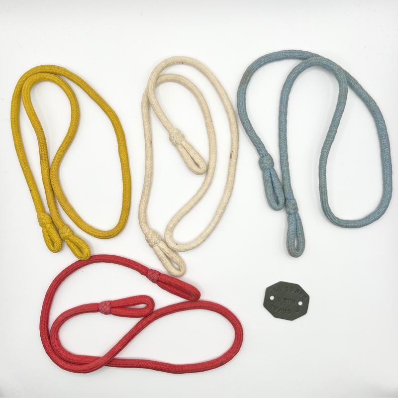 WW2 Royal Marine Commando Dog Tag & Coloured Lanyards