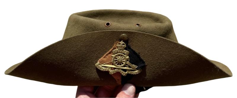 WW2 Royal Artillery Slouch Hat