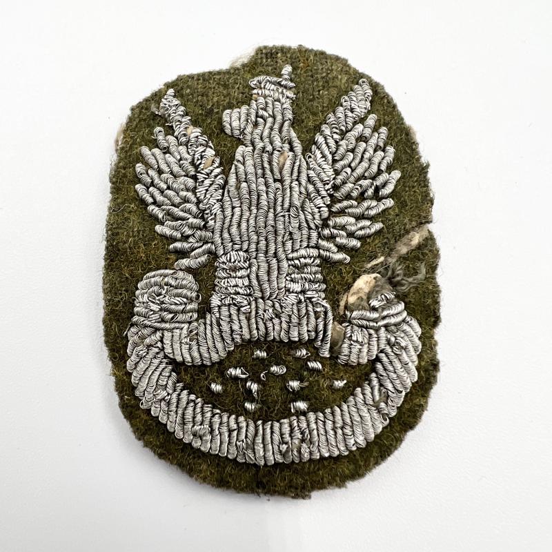 WW2 Polish Army In Exile Cap Badge