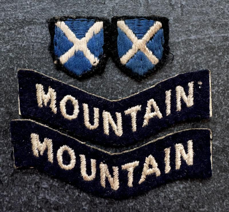 WW2 52nd Lowland Division Formation Signs