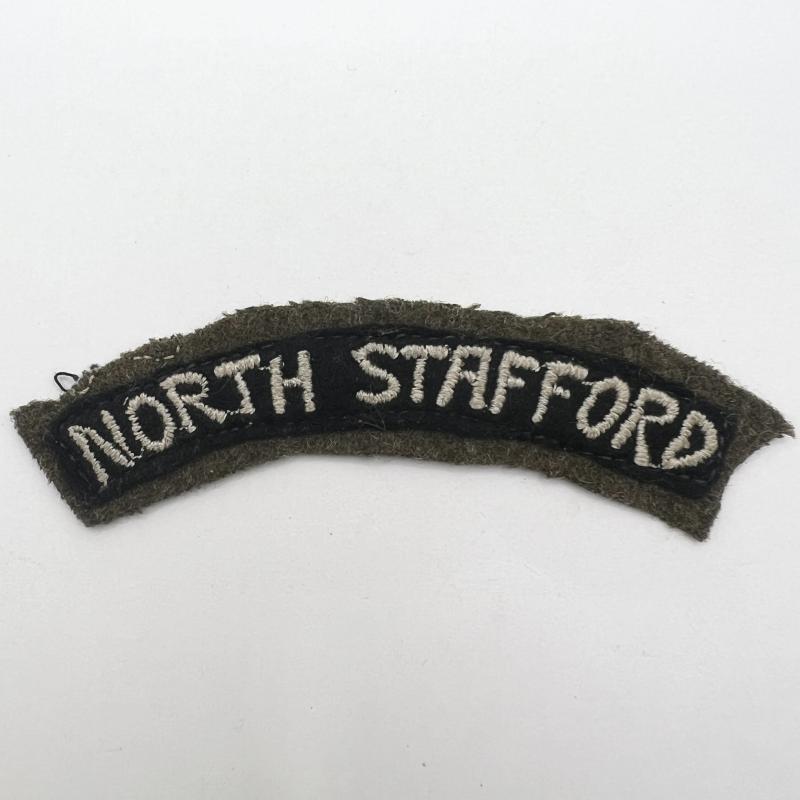 WW2 2nd Battalion North Stafford Regiment Shoulder Title