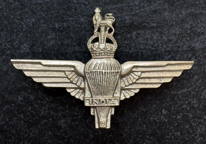 WW2 Parachute Regiment India Cap Badge