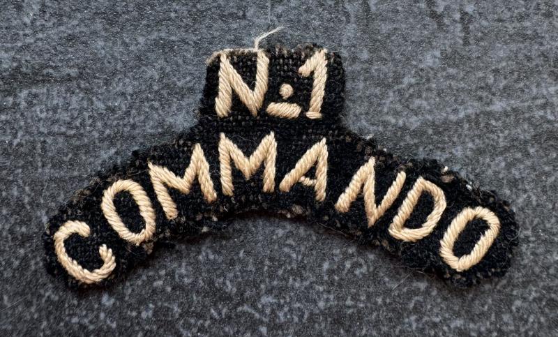 WW2 No 1 Commando Shoulder Title