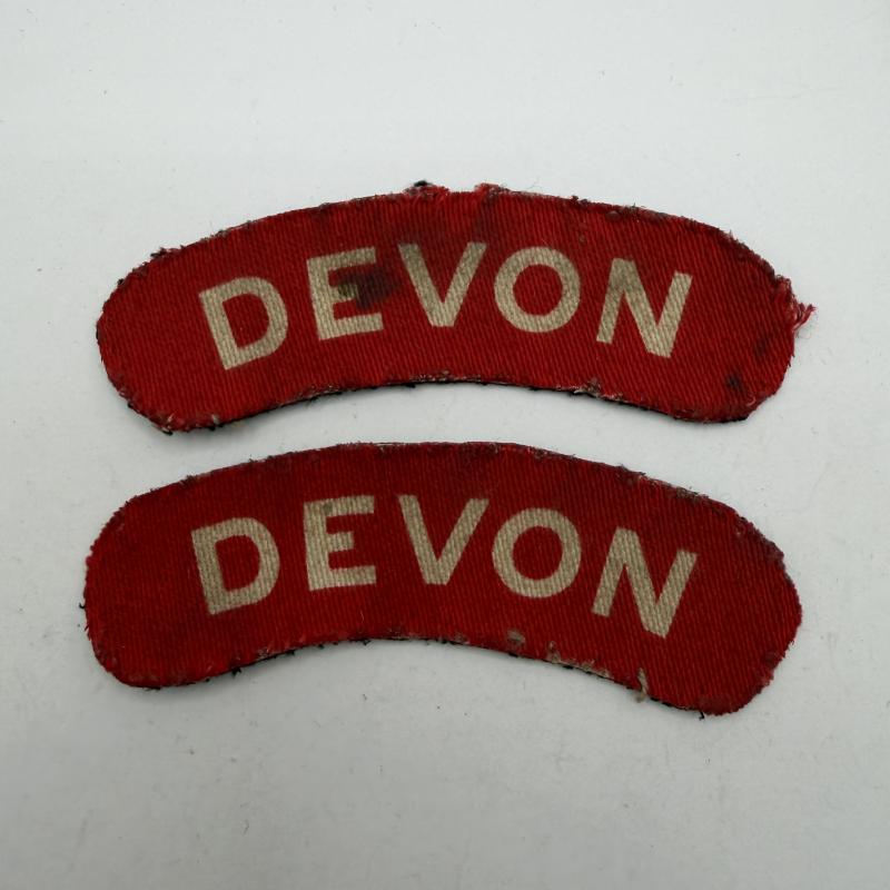 WW2 Devon Shoulder Titles